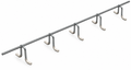 Support d’armature en métal pour maintenir les barres d’acier à la hauteur requise lors du bétonnage.