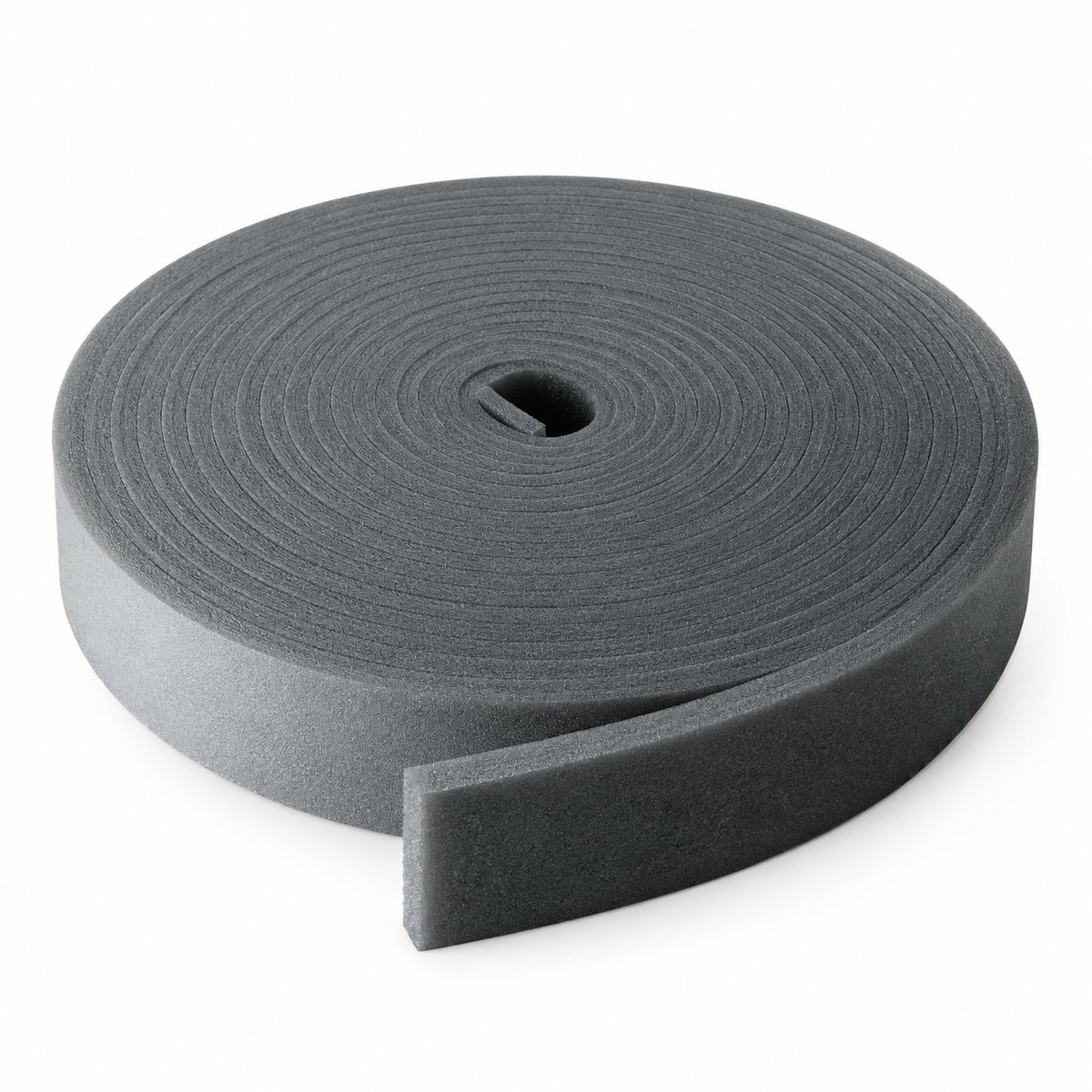 Bande en mousse compressible en polyéthylène pour joints de dilatation, légère et flexible.