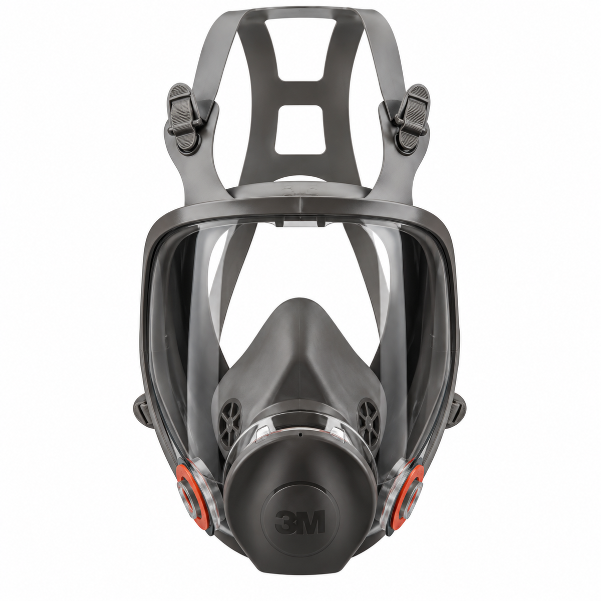 Respirateur réutilisable à masque complet 3M, avec lentille en polycarbonate et membrane en silicone.