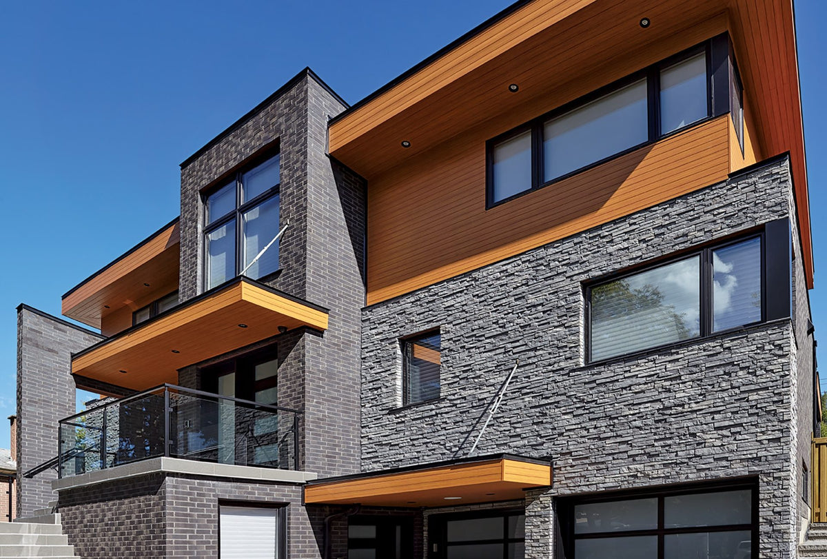 Brique Melville Slik® avec surface lisse et arêtes vives, disponible en plusieurs couleurs.