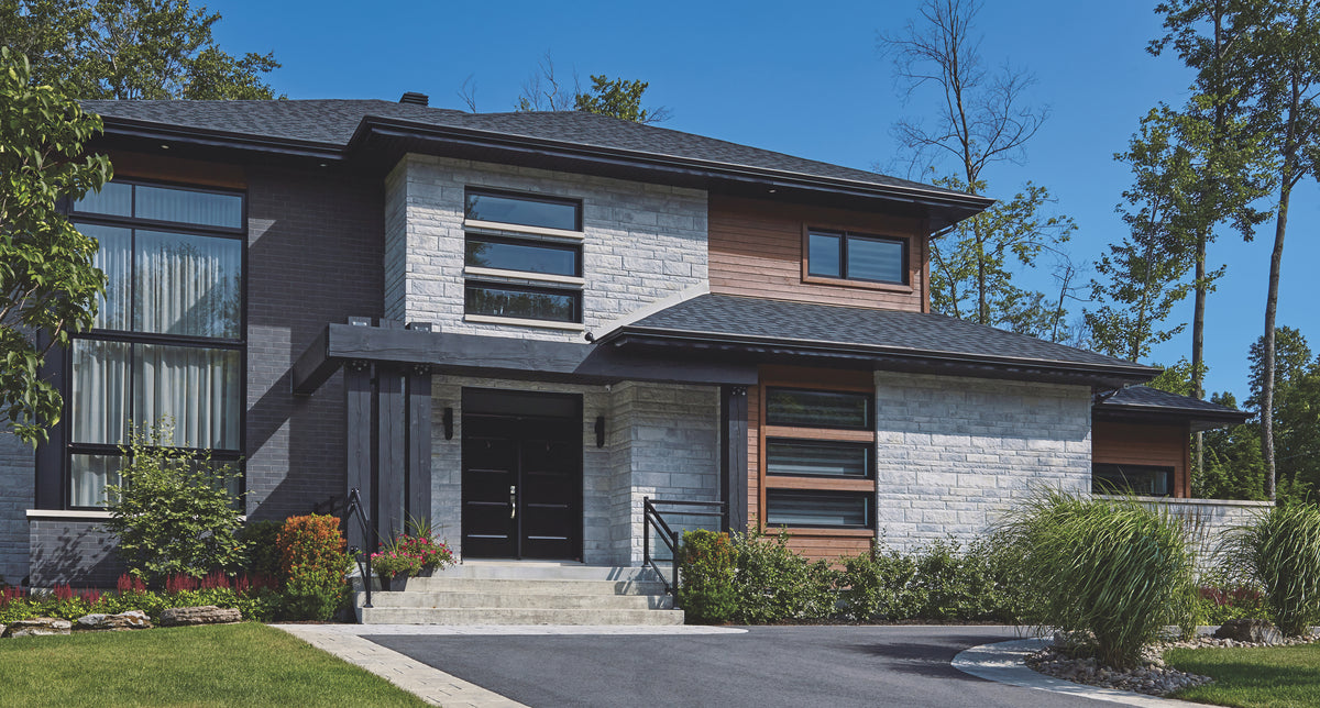 Brique Melville Slik® avec surface lisse et arêtes vives, disponible en plusieurs couleurs.