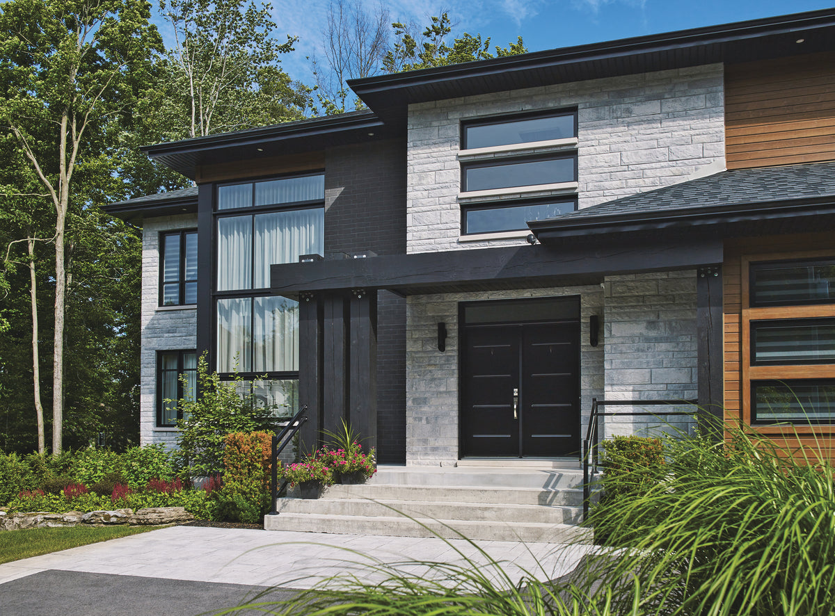 Brique Melville Slik® avec surface lisse et arêtes vives, disponible en plusieurs couleurs.
