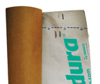 Membrane d’imperméabilisation auto-adhésive en bitume modifié, montrant le rouleau et le logo Nudura.