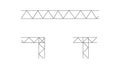 Armature en acier galvanisé de type truss pour joint de mortier dans les murs de blocs de béton.