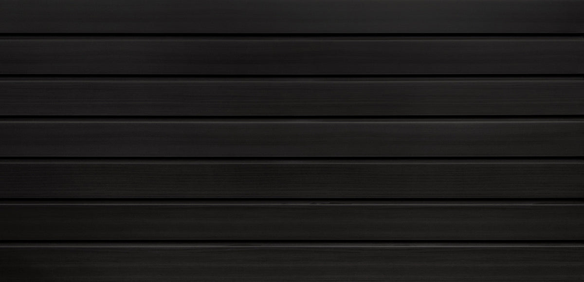 Revêtement d'aluminium Rialux avec profilé rainuré, idéal pour des projets intemporels.