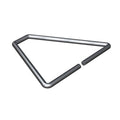Attache flexible en métal en forme de triangle, utilisée pour fixer des murs de maçonnerie.