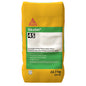 Mortier de réparation chimique SikaSet 45, sac de 22,7 kg, couleur verte et jaune, emballage en plastique.