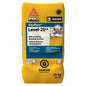Sika Sikafloor Level-25CA, sac de 25 kg, produit de nivellement pour surfaces, étiquette de danger visible.
