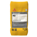 Mortier cimentaire SikaScreed 40, sac jaune de 22,7 kg (50 lb), utilisé pour chapes.