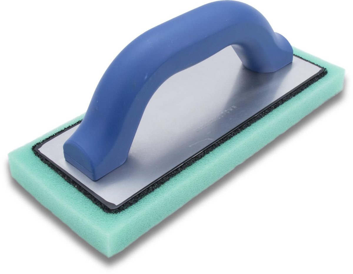 MARSHALLTOWN fine foam float with foam pad on aluminum plate.