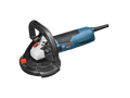Meuleuse de surfaçage Bosch 5 po, conçue pour le nivellement du béton, avec système de récupération de poussière.