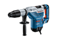 Perforateur Bosch bleu et argent avec poignée antidérapante, conçu pour le perçage et le burinage.